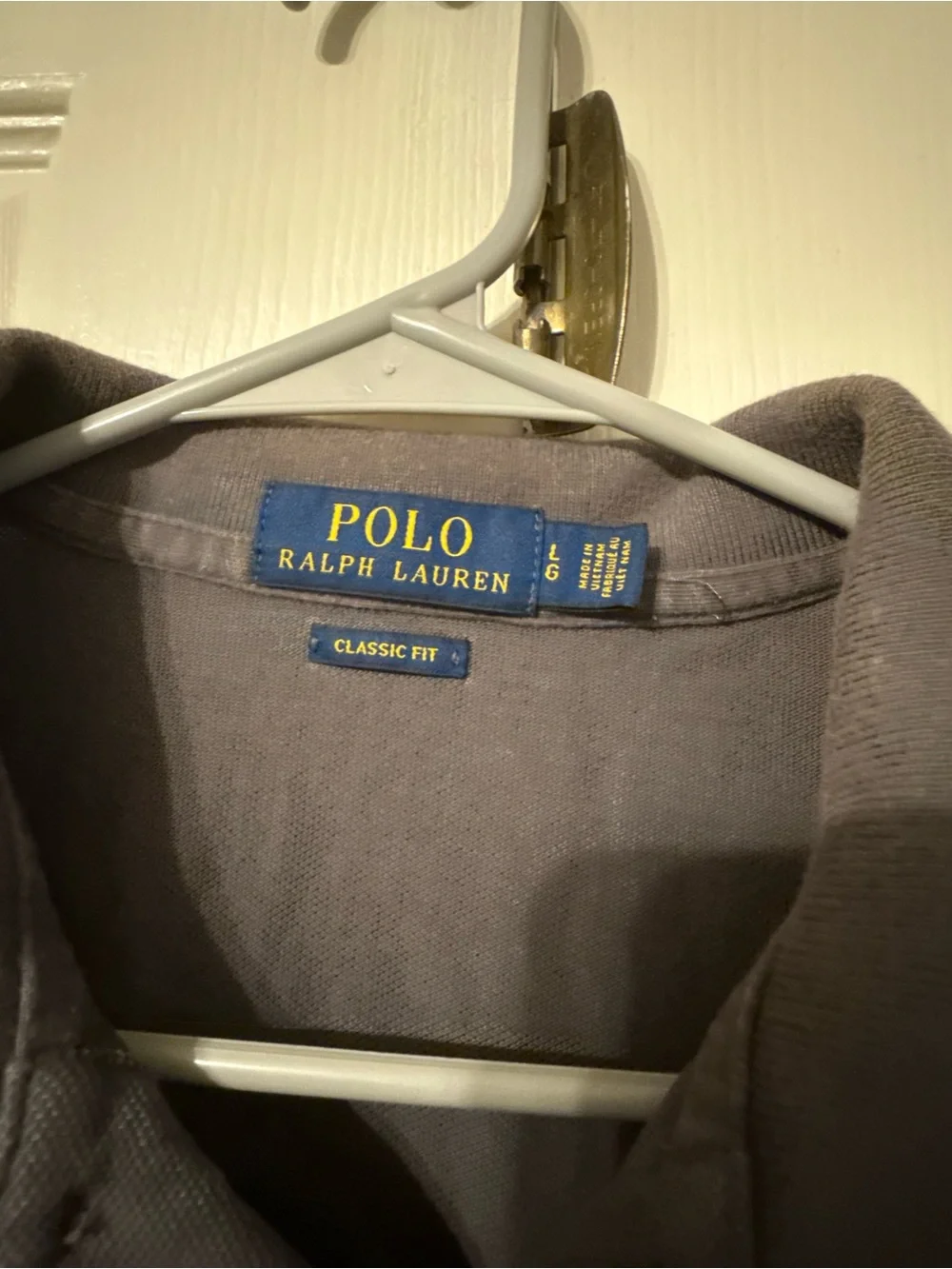 Ralph Lauren Men’s Slate Gray Polo with Mint Pony